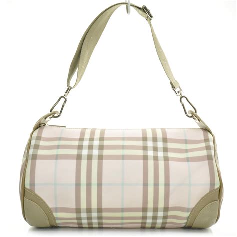 burberry pink nova check lola barrel bag|Burberry Pink Nova Check Barrel Shoulder Bag .